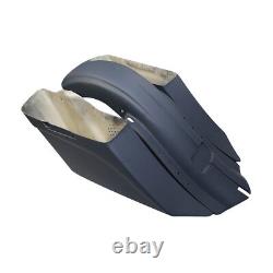 Stretched Saddlebgs Rear Fender Fit For Harley Touring Road Glide Baggers 14-Up