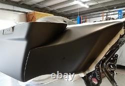 Stretched extended side covers for Harley Davidson 7 bagger Touring FLH 14-2023