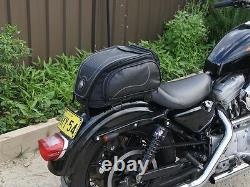 Tail Bag for Harley Davidson Sportster Dyna Softail Bagger 12 litre Storage