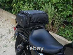 Tail Bag for Harley Davidson Sportster Dyna Softail Bagger 12 litre Storage