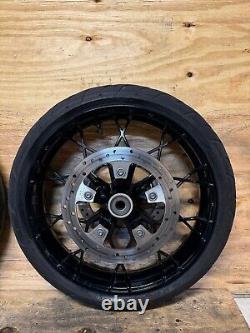 Take-off Harley Davidson Black Prodigy Wheel, Rotors & Tire Bagger PRO-2231-19-1