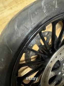 Take-off Harley Davidson Black Talon Wheel, Tire & Rotors Bagger TAL-2182-19-1
