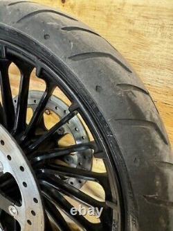 Take-off Harley Davidson Black Talon Wheel, Tire & Rotors Baggers TAL-2090-19-1