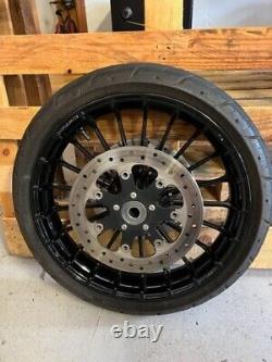 Take-off Harley Davidson Black Talon Wheel, Tire & Rotors Baggers TAL-450-19-1