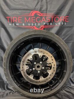 Take-off Harley Davidson Black Turbine Wheel, Tire & Rotors Bagger TAL-2524-19-1