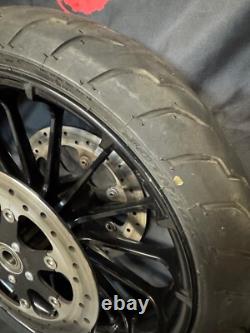 Take-off Harley Davidson Black Turbine Wheel, Tire & Rotors Bagger TAL-2524-19-1