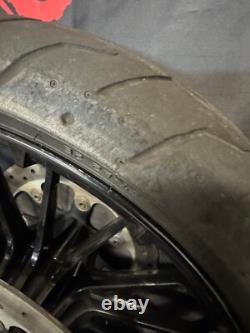 Take-off Harley Davidson Black Turbine Wheel, Tire & Rotors Bagger TAL-2575-19-1