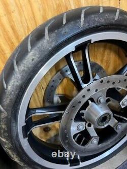 Take-off Harley Davidson Enforcer Wheel, Rotors &Tire Bagger ENF-2012-19-16-1