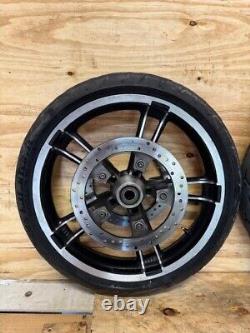 Take-off Harley Davidson Enforcer Wheels, Rotors &Tires Bagger ENF-2094-19-16-2