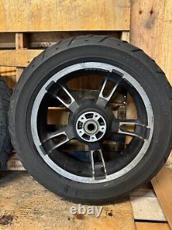 Take-off Harley Davidson Enforcer Wheels, Rotors &Tires Bagger ENF-2299-19-16-2