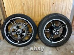 Take-off Harley Davidson Enforcer Wheels, Rotors &Tires Baggers ENF-2051-19-16-2