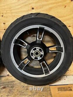 Take-off Harley Davidson Enforcer Wheels, Rotors &Tires Baggers ENF-2228-19-16-2
