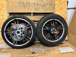 Take-off Harley Davidson Enforcer Wheels, Rotors &Tires Baggers ENF-2241-19-16-2