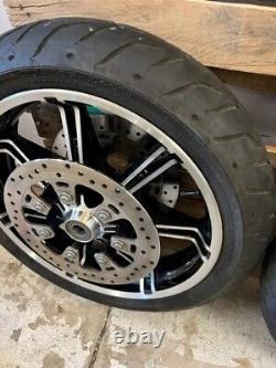 Take-off Harley Davidson Slicer II Wheels, Rotors &Tires Bagger IMP-BC-3-18-18-2