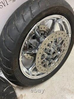Take-off Harley Davidson Slicer Wheels, Tires & Rotors Baggers SL-5065-17-16-2