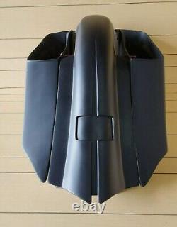 Touring Harley Davidson 7 Stretched Saddlebags and Rear Fender Bags Bagger 09-20