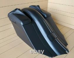 Touring Harley Davidson Stretched Saddleags, Fender and Lids Bagger 2009-13