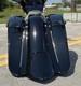 Touring Harley Davidson Stretched Saddlebags and Rear Fender Bags Bagger 2009-13