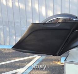 Touring Harley Davidson Stretched Saddlebags and Rear Fender Bags Bagger 2009-13