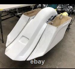 Touring Harley Davidson Stretched Saddlebags and Rear Fender Bags Bagger 2009-13