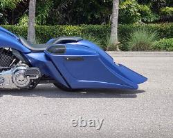 Touring Harley Davidson Stretched Saddlebags and Rear Fender Bags Bagger 2009-19