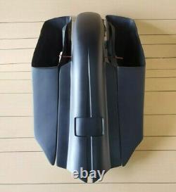 Touring Harley Davidson Stretched Saddlebags and Rear Fender Bags Bagger 2014-20