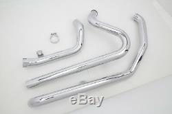 True Dual Head Pipes 4 Harley Flt, Flhx, Flhr, Bagger, Dresser, Touring 2010/2016