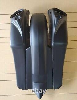 Tweeter 8 Lids 7 Harley Davidson Touring Saddlebags, Rear Fender Bagger 14-19