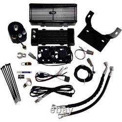 UltraCool RF-2G Black Oil Cooler Kit 09-16 Harley-Davidson Touring Bagger