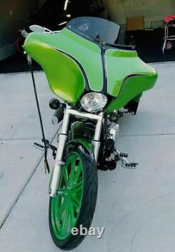 Usa-biker Custom Bagger Harley Batwing Fairing Windshield Softail Heritage