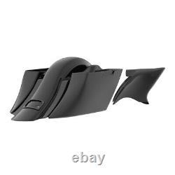 VIVID BLACK For Halrey Touring Advanblack Bagger Boss Down And Out Bagger Kit