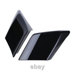 Vivid Black Stretched Extended Side Covers Panel For Harley Touring Glide Bagger