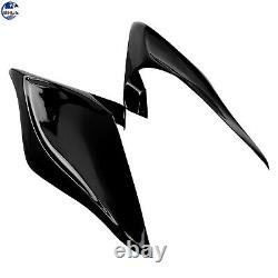 Vivid Black Stretched Side Cover Panel For Harley Electra Street Road Glide 14+