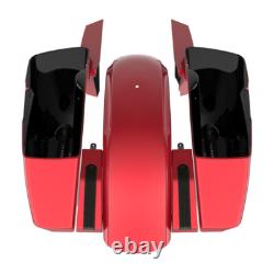 Wicked Red Holeshot Chopped Bagger Kit Fits Harley Davidson Touring 14+